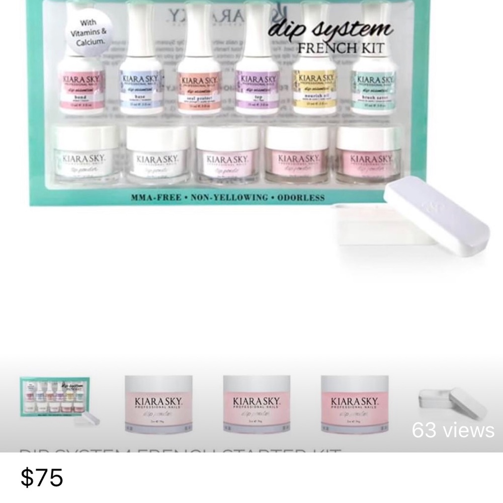 Kiara Sky French Tip Dip Powder Starter Kit